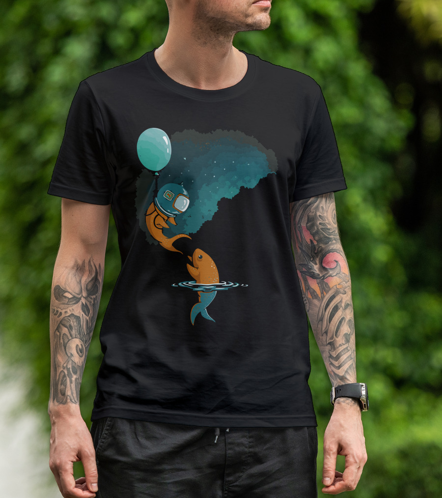 Something I Must Do: Astronaut Fish Balloon Adventure T-Shirt