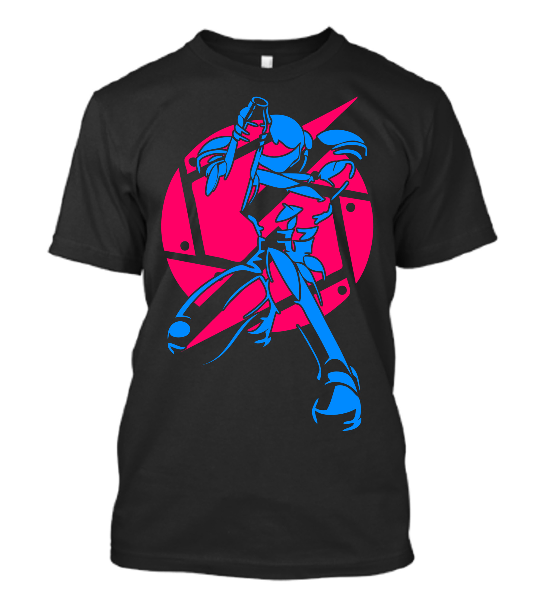Super Metroid Samus Aran Neon Style Dynamic Action Pose T-Shirt