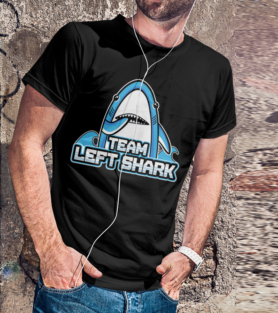Team Left Shark Iconic Dance Meme Shark T-Shirt