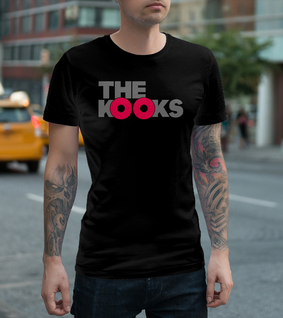 The Kooks Band Logo Bold Gray T-Shirt