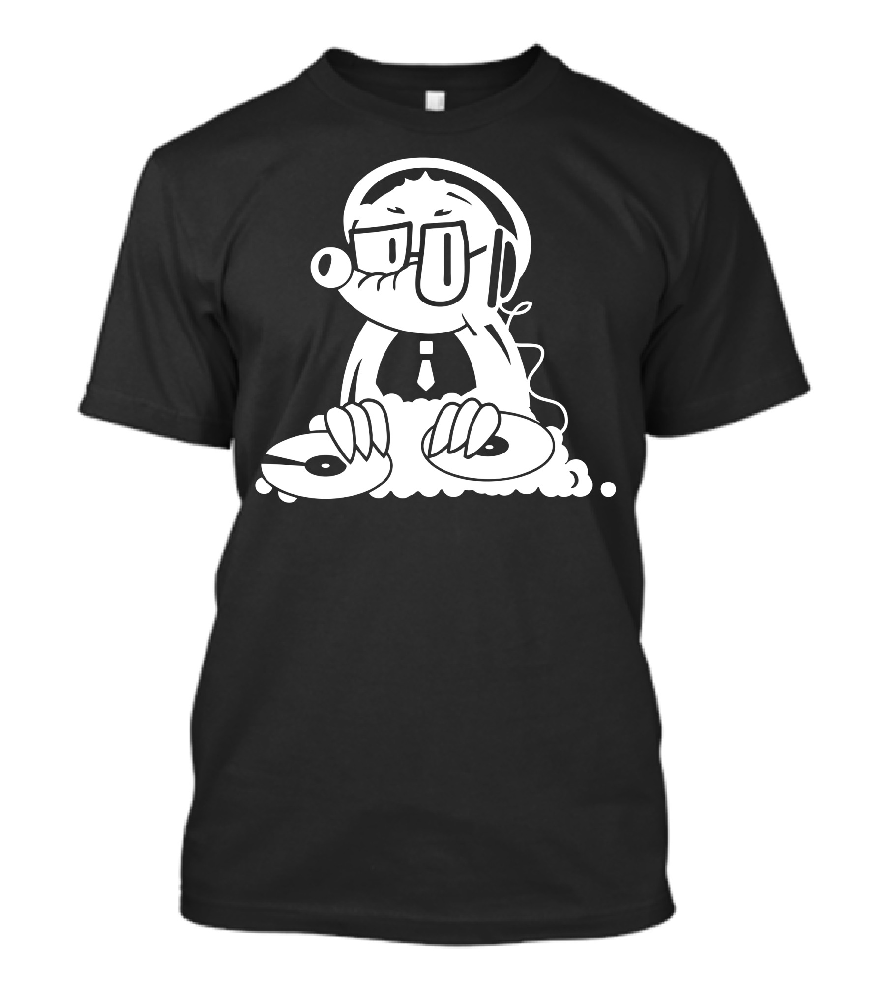 The Mole As A DJ With Headphones And Turntables T-Shirt