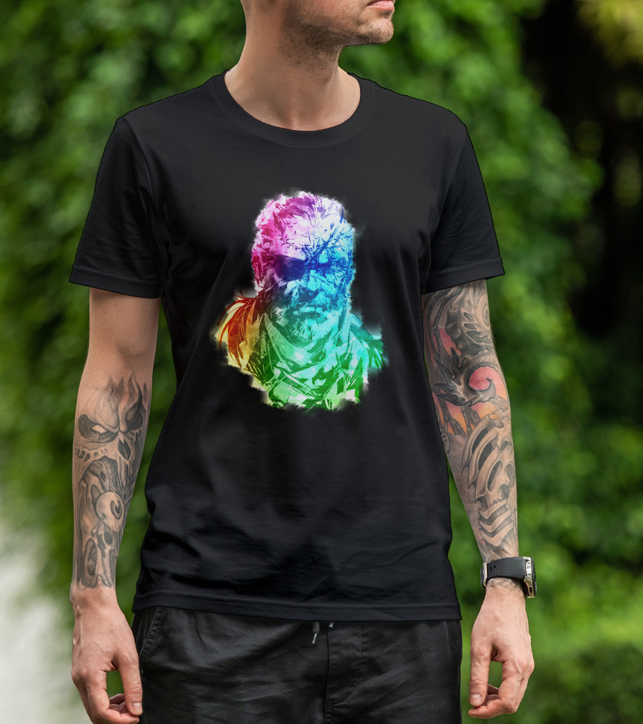 The Phantom Pain Colorful Snake T-Shirt
