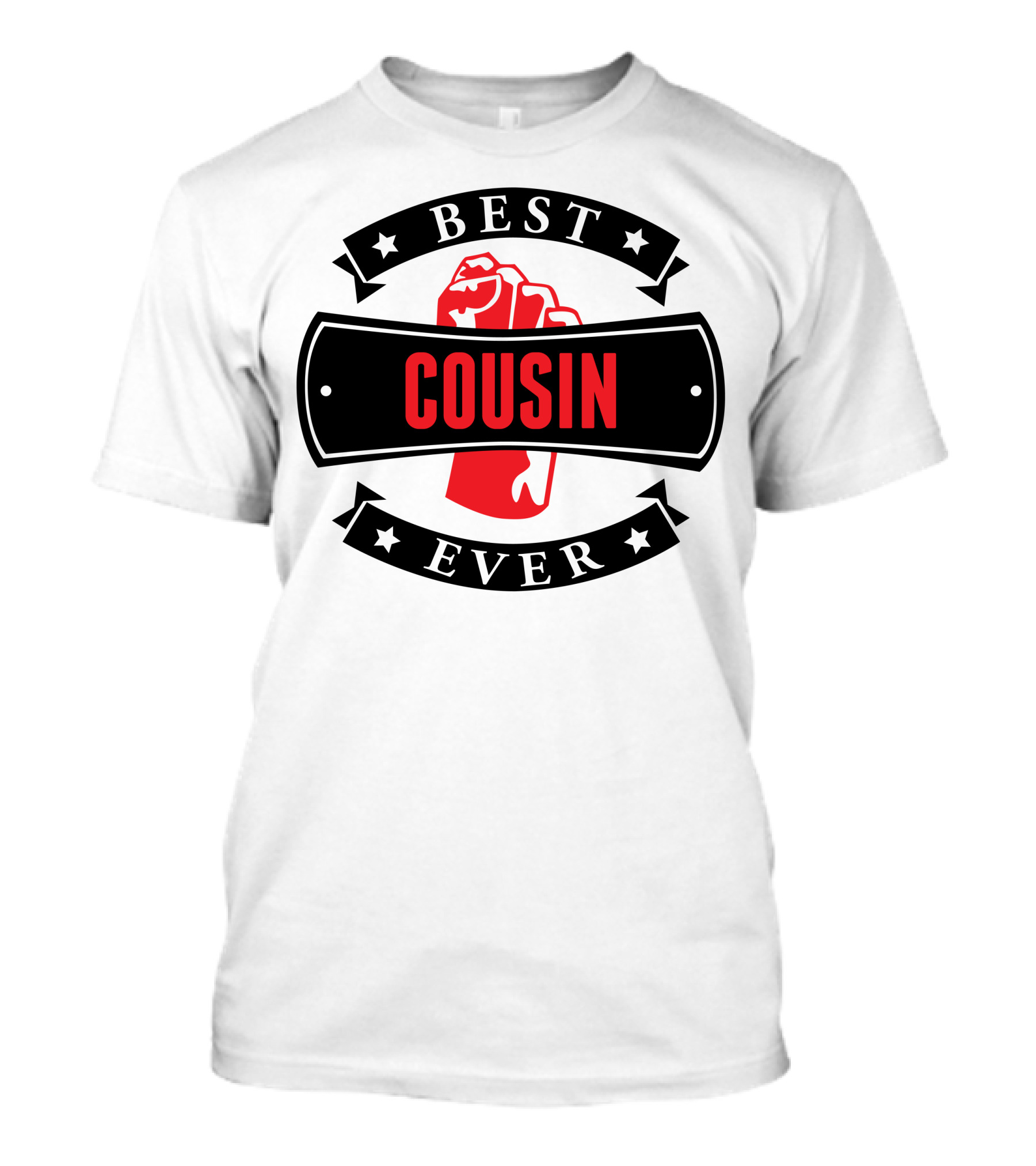 Best Cousin Ever Red Fist T-Shirt