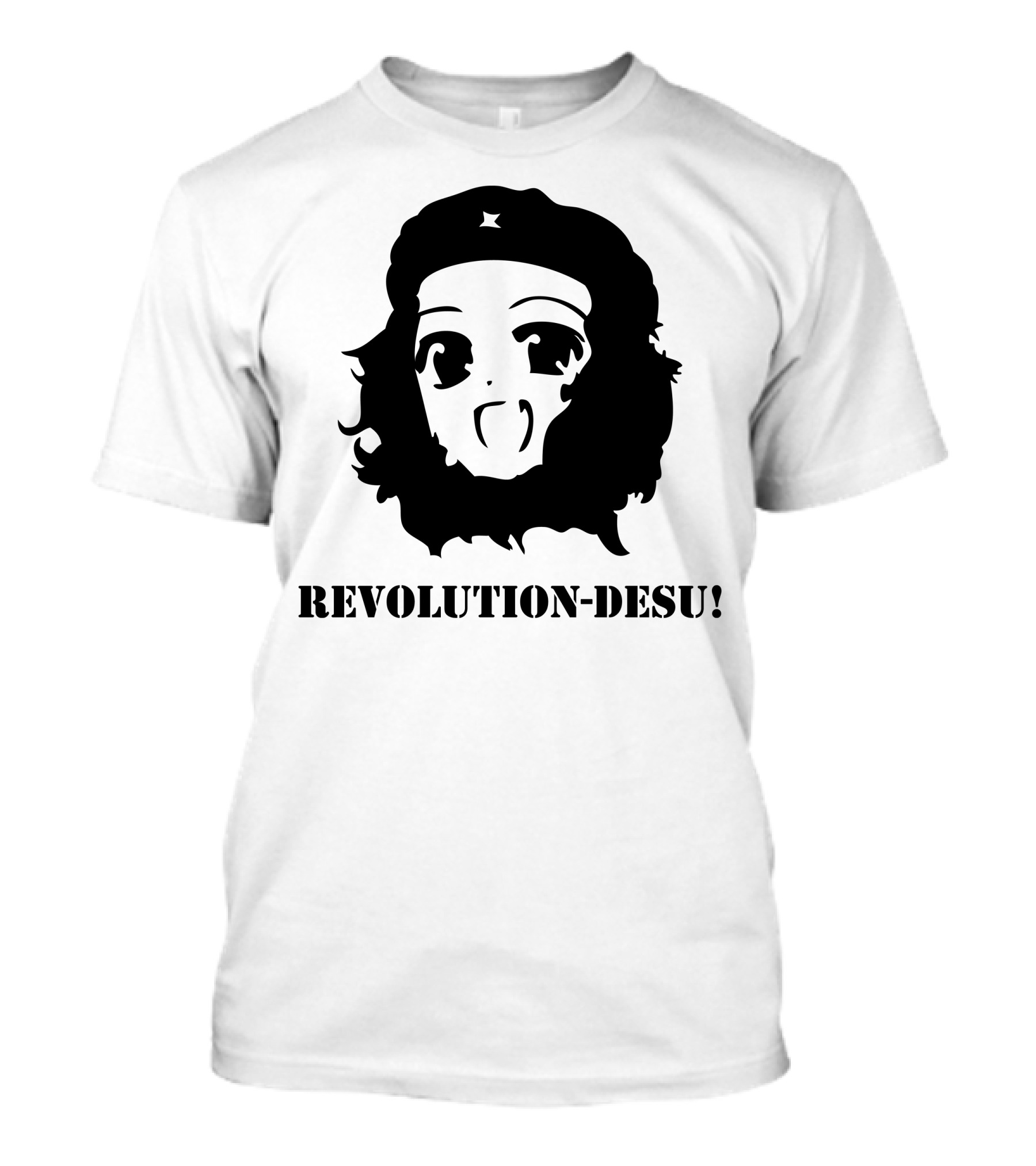 Revolution-Desu Manga Anime Girl Che Guevara T-Shirt