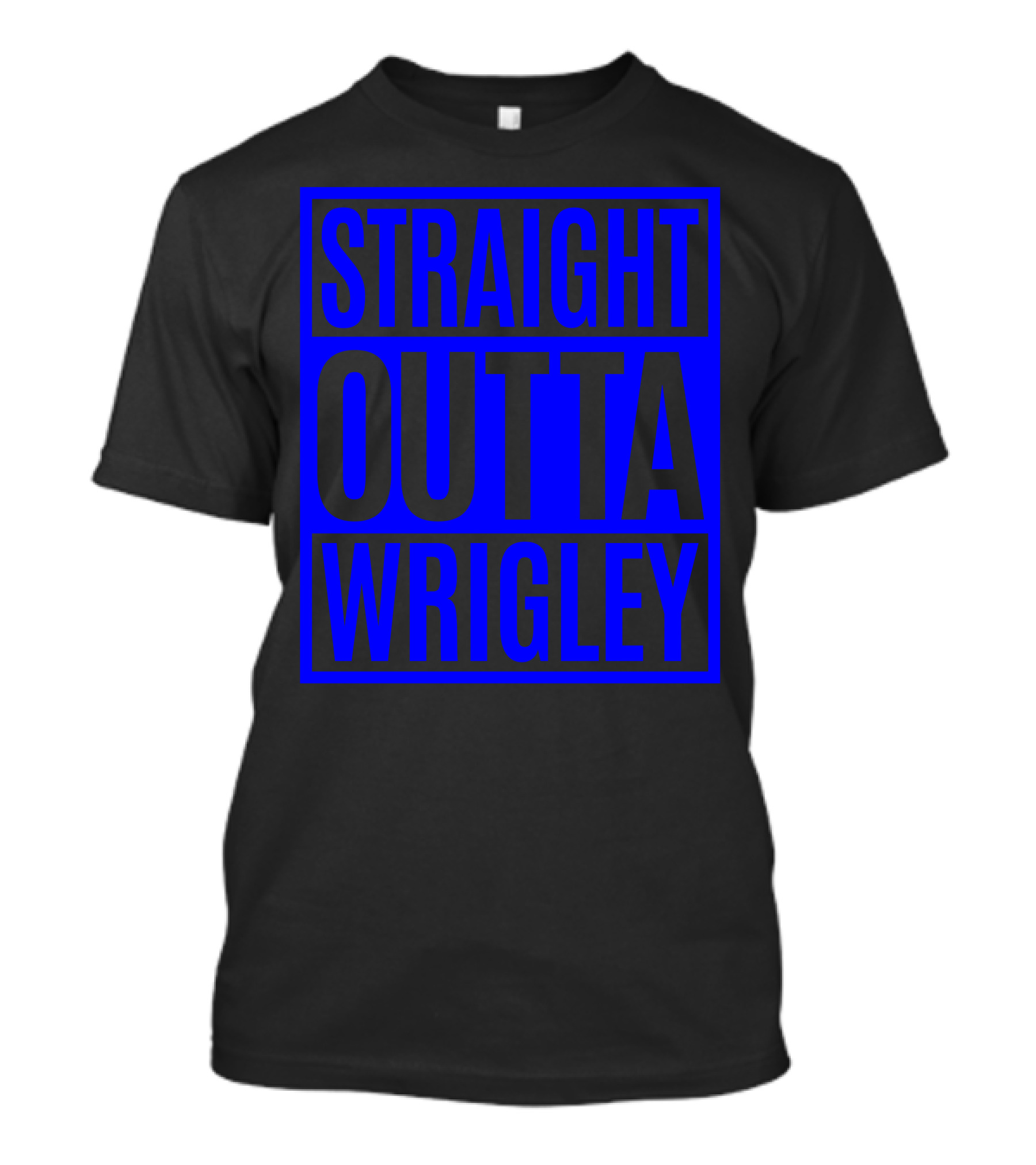 Straight Outta Wrigley Chicago Cubs Baseball Fan T-Shirt
