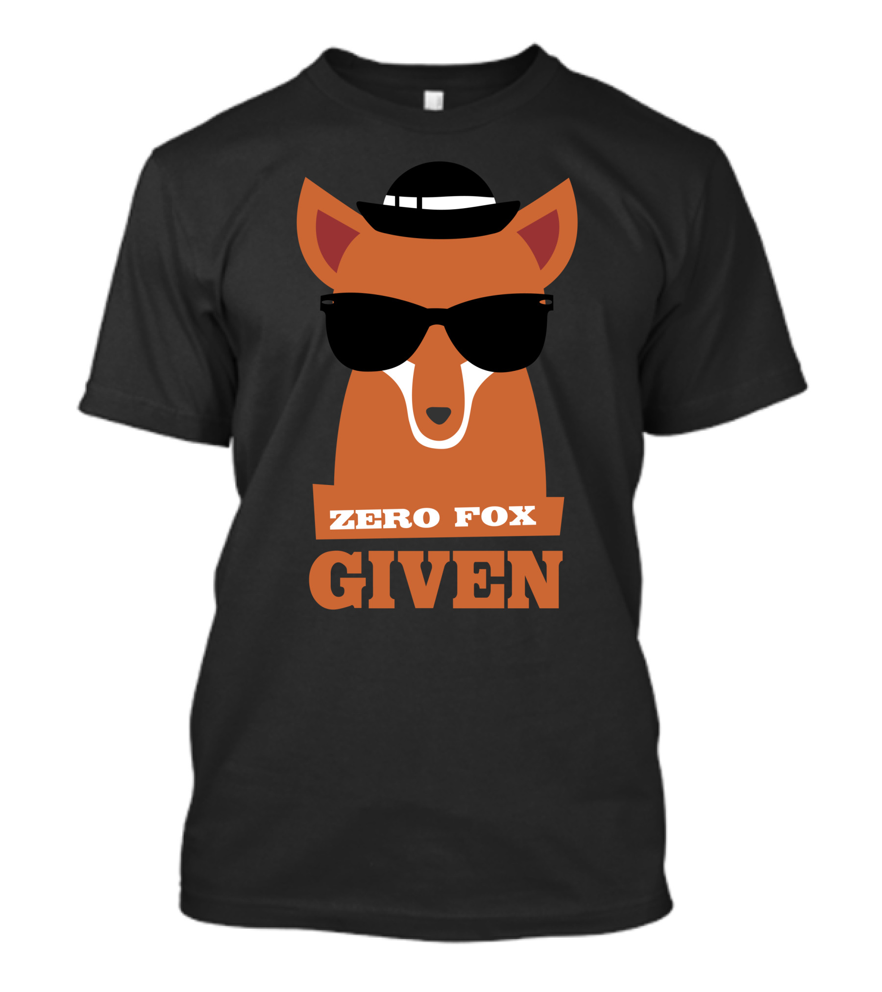 Zero Fox Given Cool Fox In Sunglasses And Hat T-Shirt