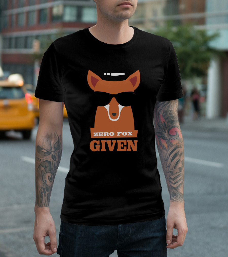 Zero Fox Given Cool Fox In Sunglasses And Hat T-Shirt