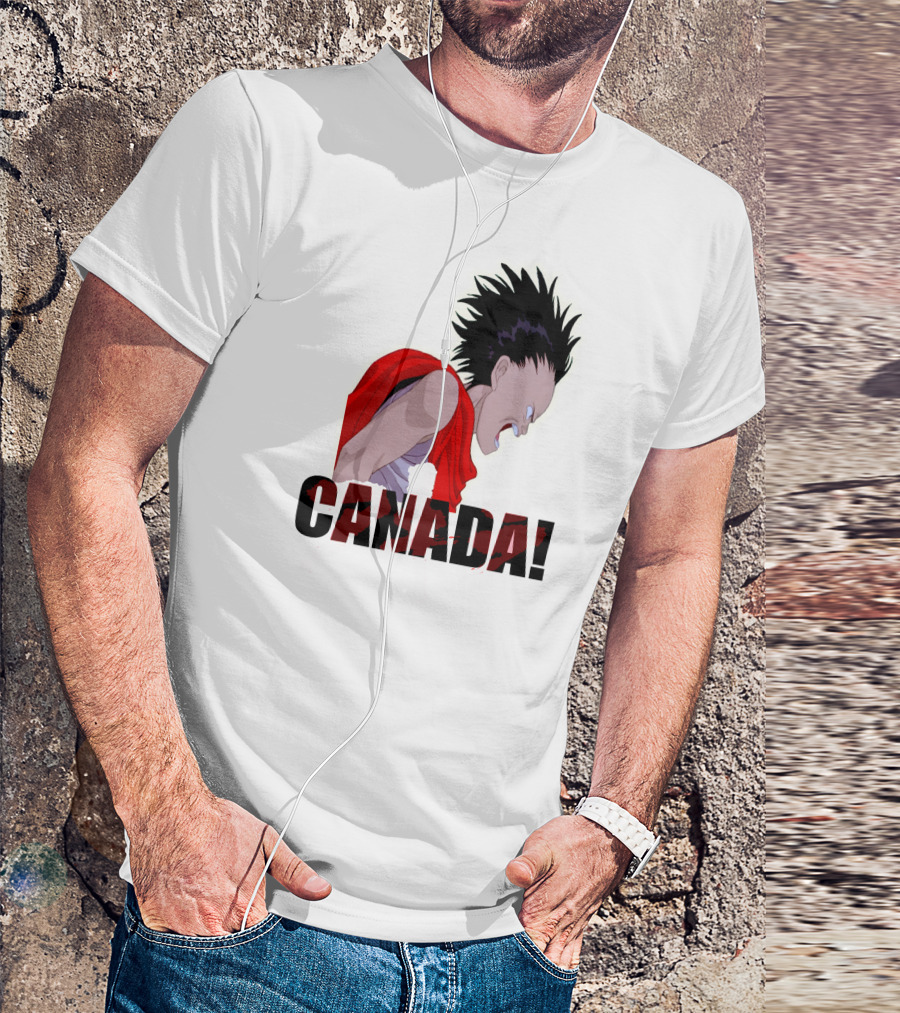 Kaneda Akira Anime Iconic Scene Character T-Shirt