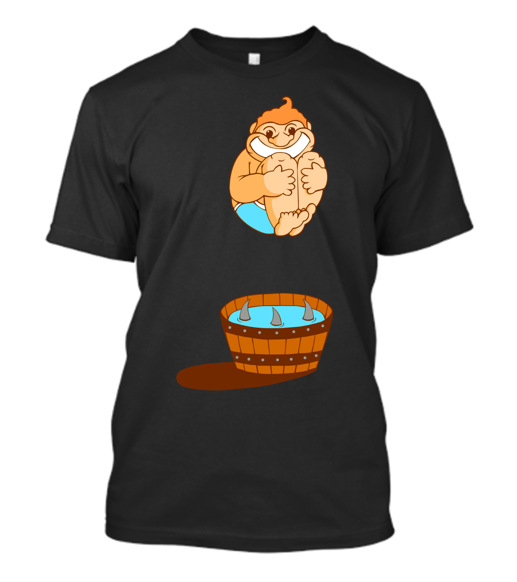 Boy Attack Dive Into Spiked Barrel T-Shirt
