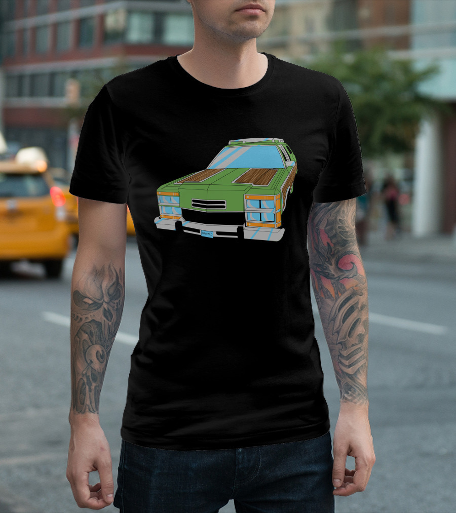 Family Vacation Classic Car Retro Station Wagon T-Shirt