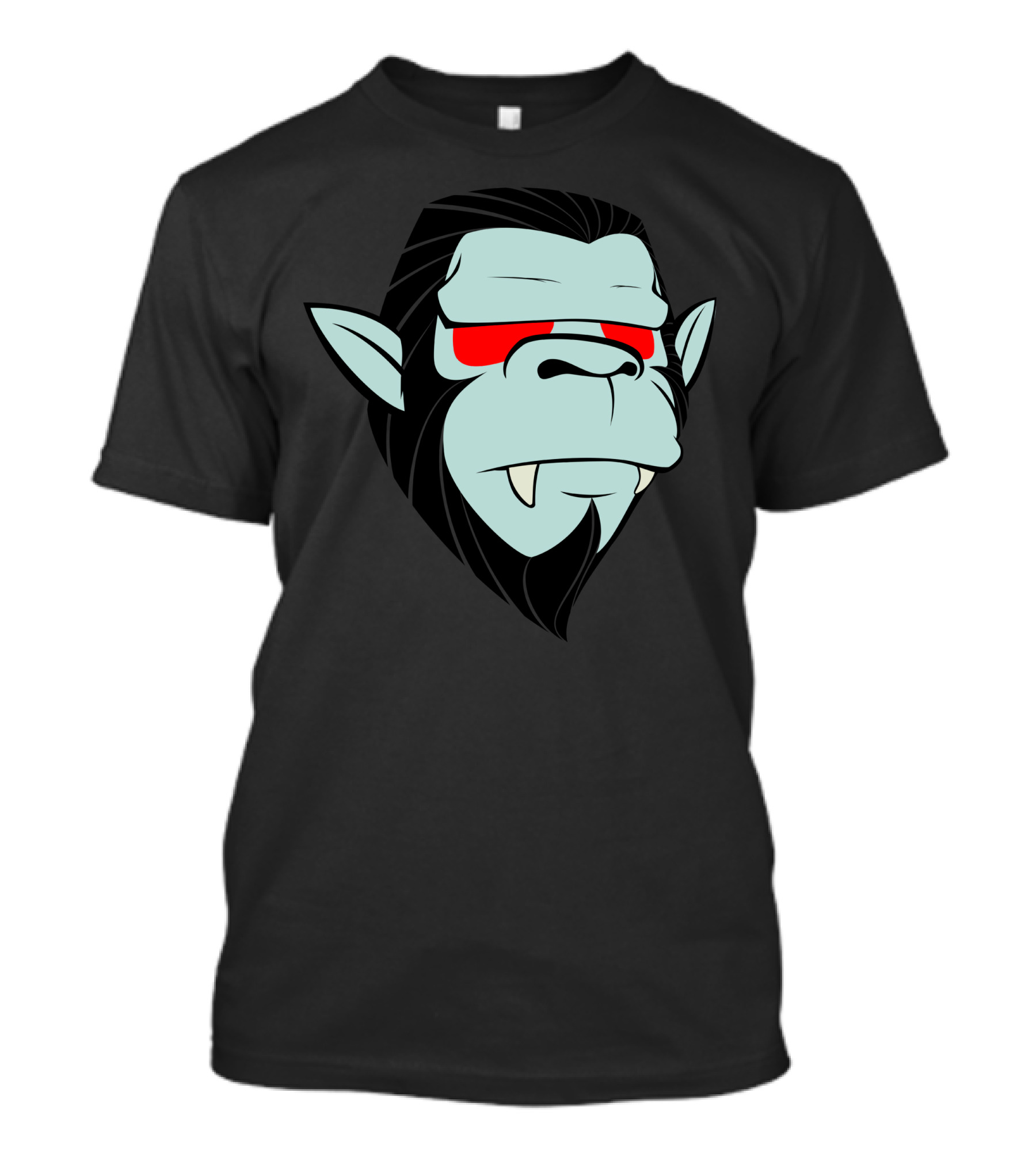 Count Dracula Vampire Ape With Red Sunglasses T-Shirt