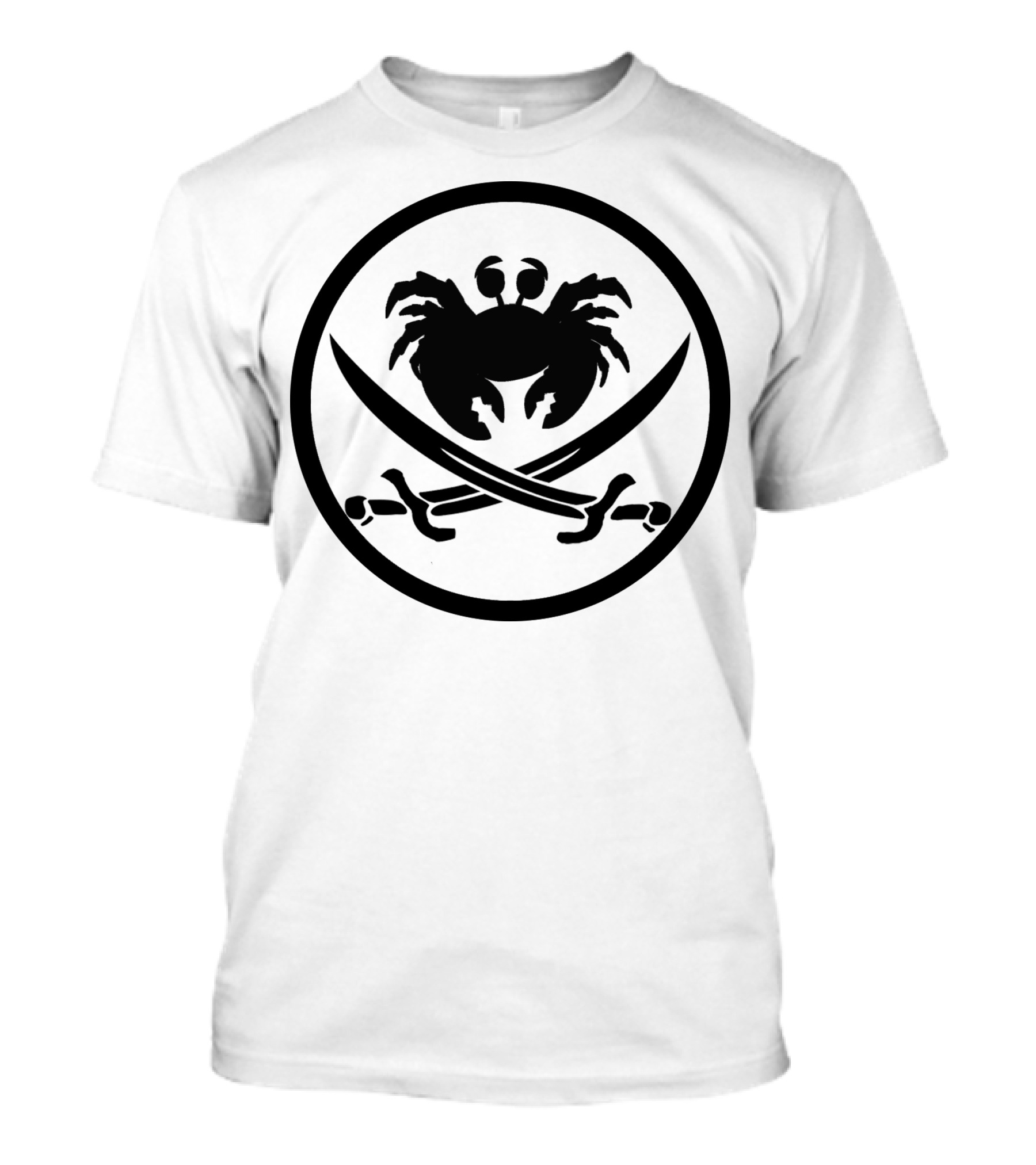 Crabs Emblem With Crossed Swords T-Shirt