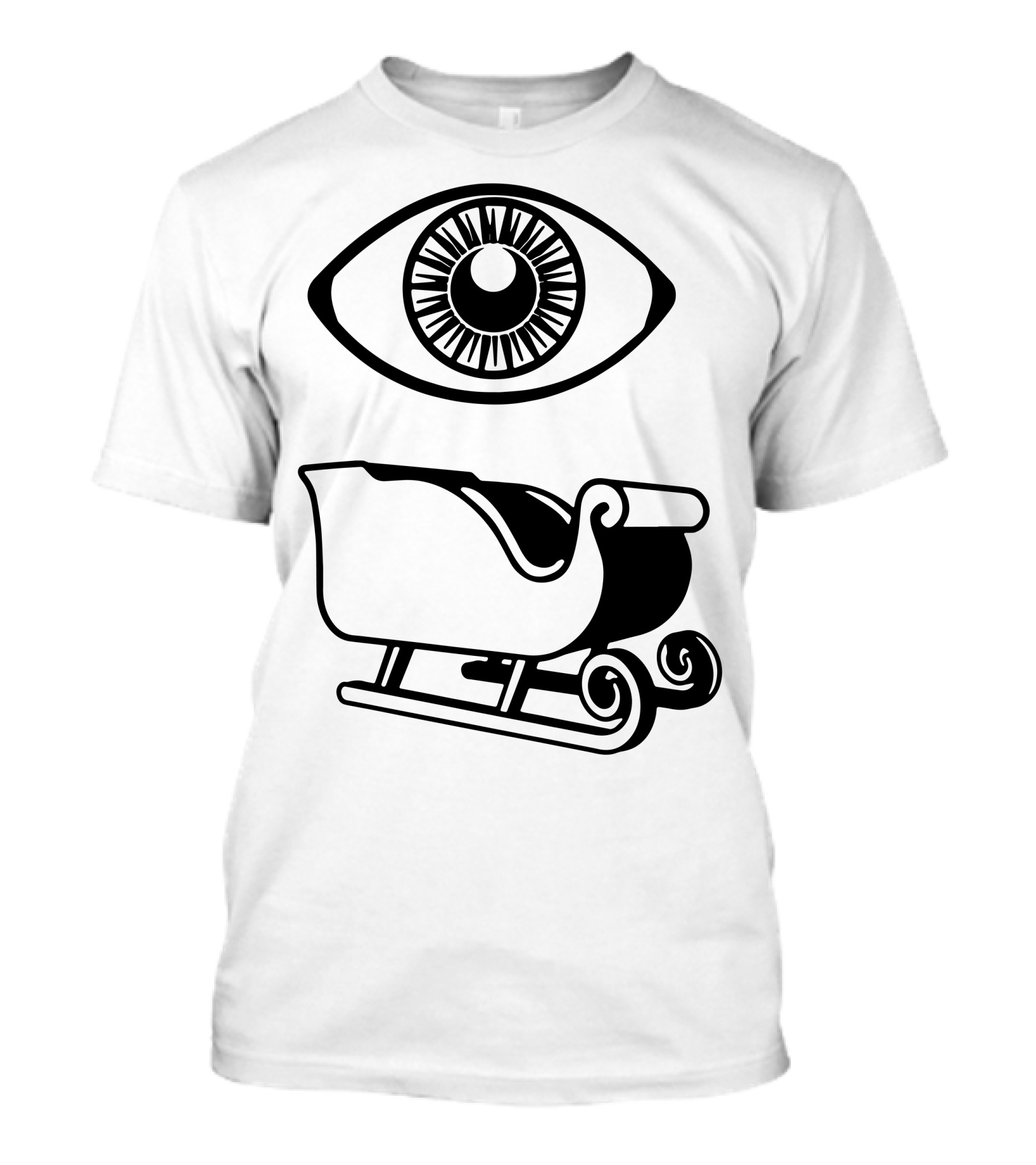 Eye Sleigh Sled T-Shirt