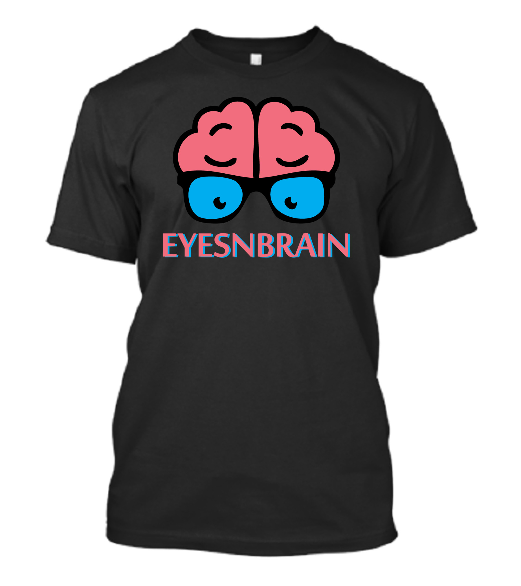 EYES N BRAIN Glasses And Brain Visual Connection T-Shirt