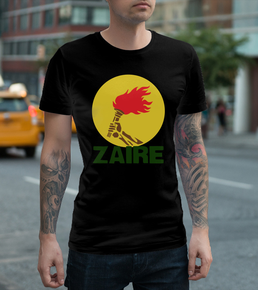 Zaire Flaming Torch Emblem T-Shirt