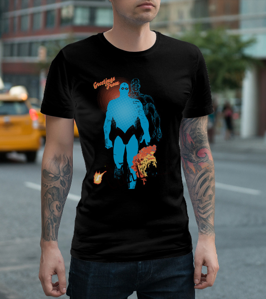 Greetings From Vietnam Dr. Manhattan Explosion T-Shirt