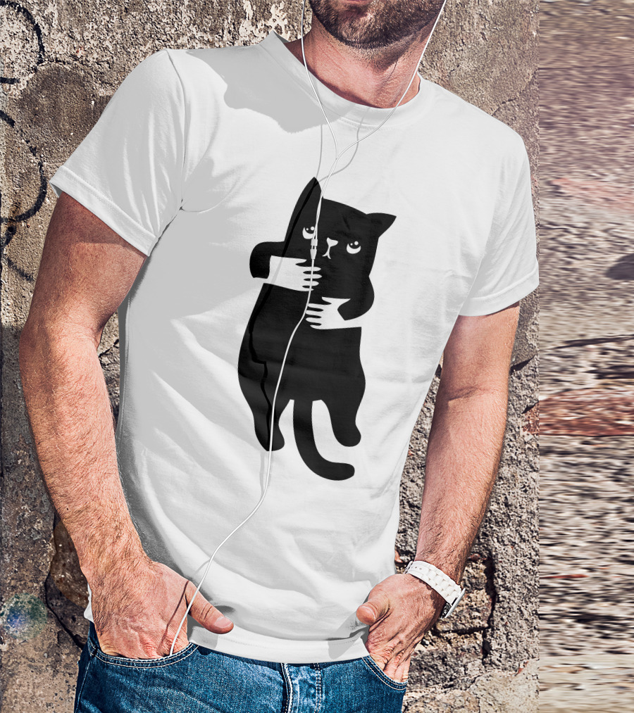 Hand Hug Cat T-Shirt