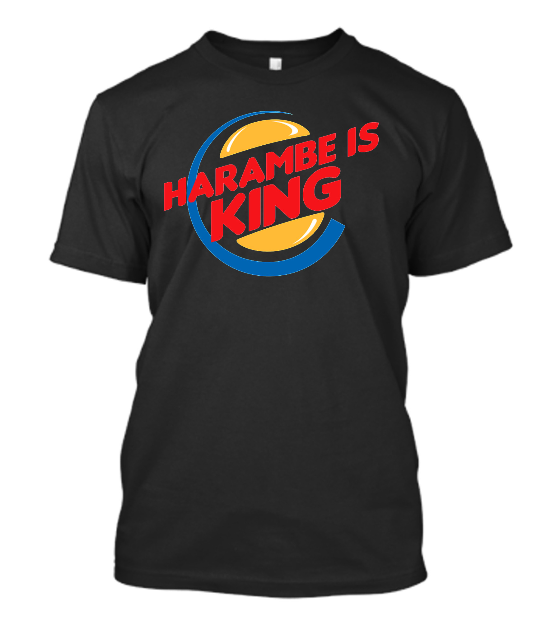 Harambe Is King Burger T-Shirt
