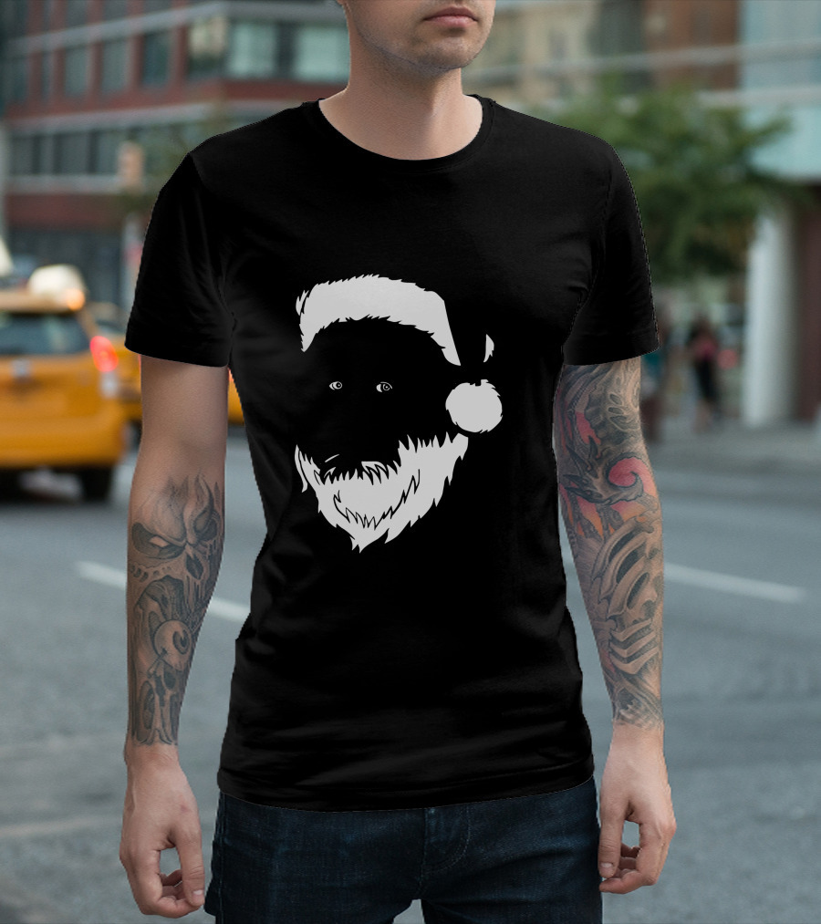 Harambe Santa Christmas Holiday Gorilla in Santa Hat T-Shirt