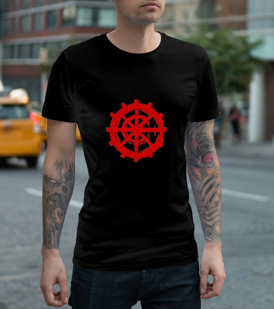 Heda Compass Wheel Icon Red T-Shirt
