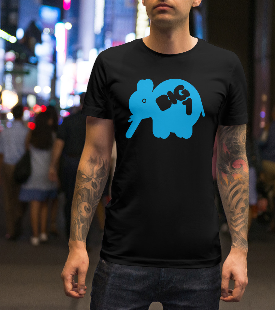 Snoogle Dingbat Big 1 Elephant T-Shirt