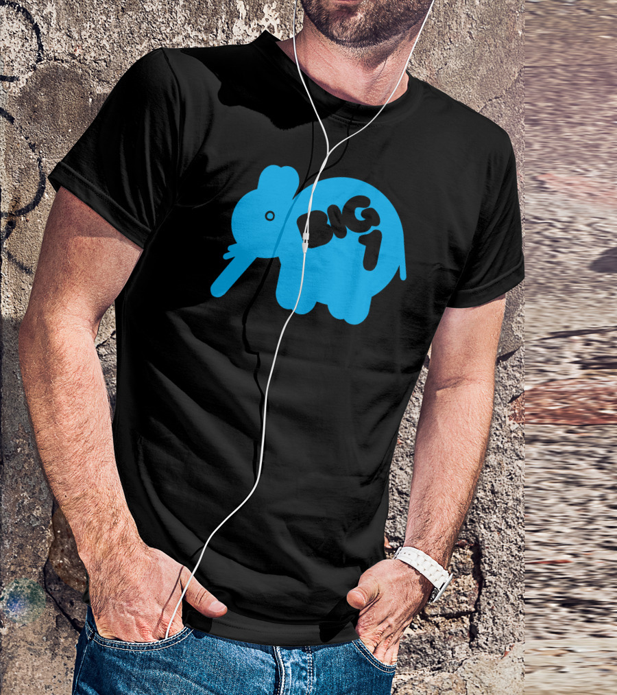 Snoogle Dingbat Big 1 Elephant T-Shirt