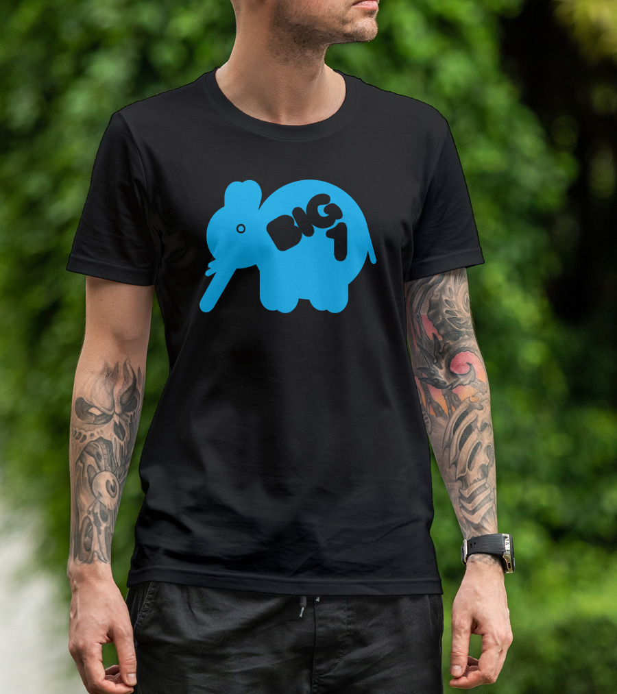 Snoogle Dingbat Big 1 Elephant T-Shirt