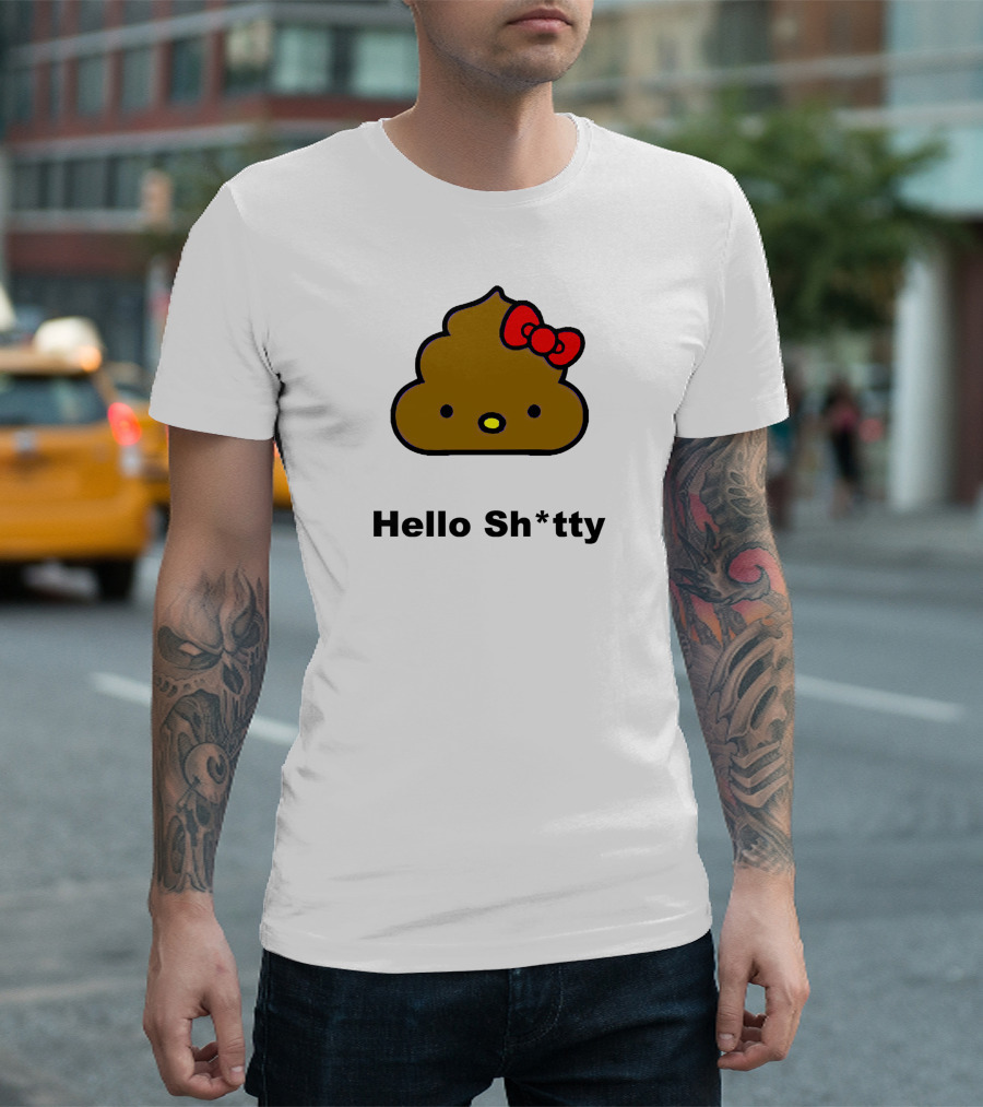 Hello Sh*tty Poop With Bow T-Shirt