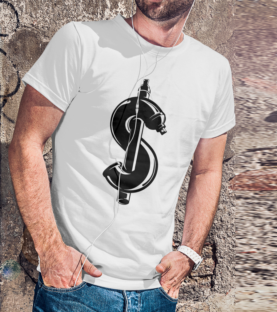Dollar Spray Can Symbol Fusion T-Shirt