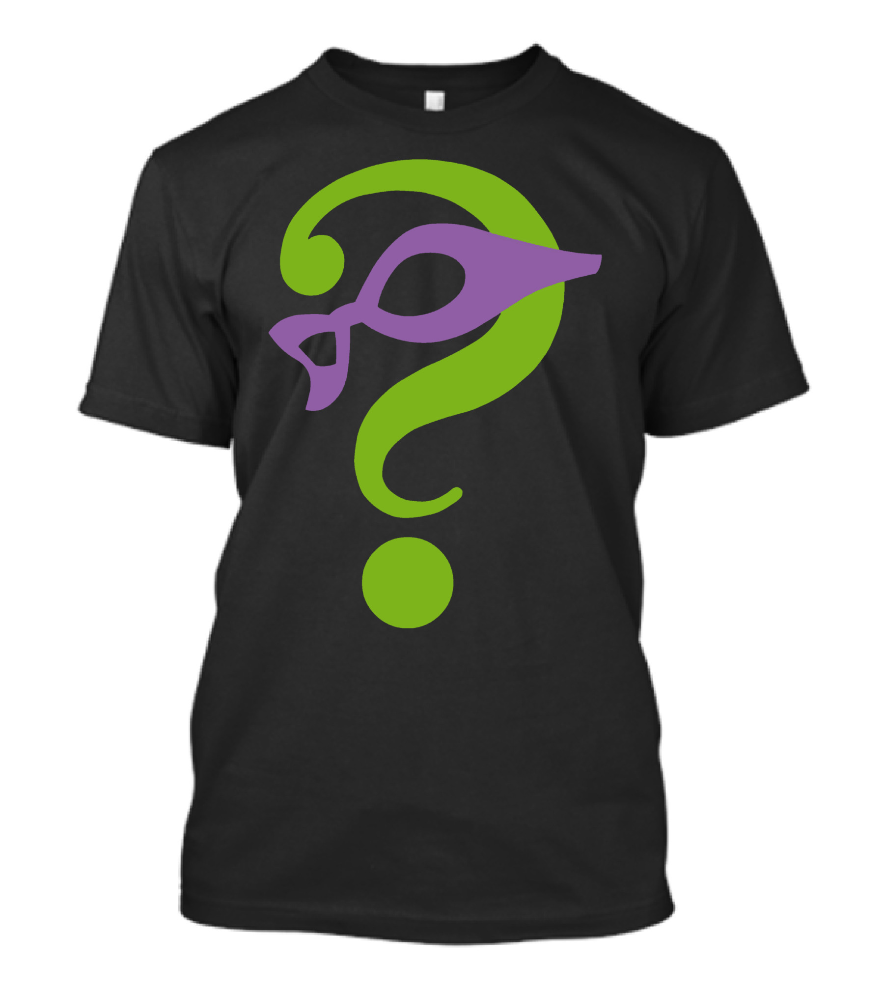 The Riddler Question Mark With Eye Mask T-Shirt