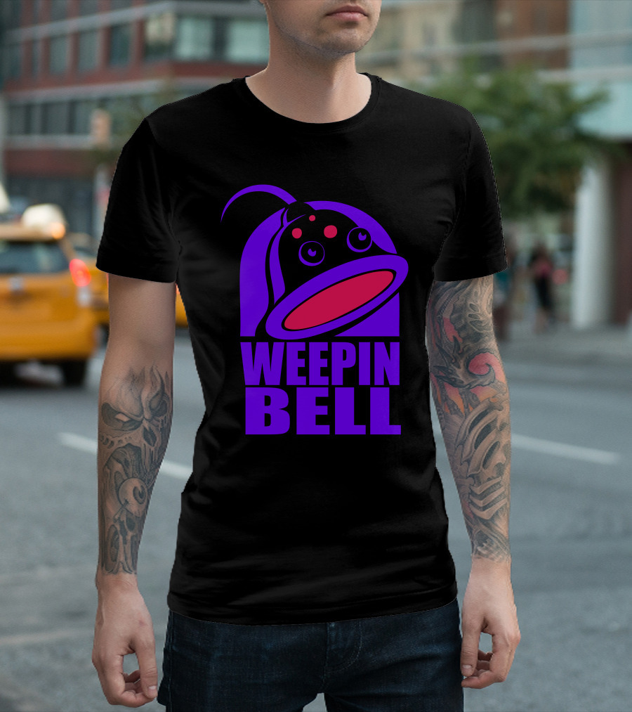 Weepin Bell Stylized Retro Creature T-Shirt