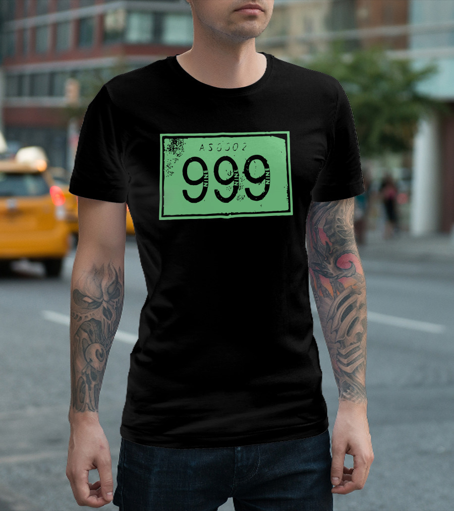 A58002 Nine Nine Nine 999 T-Shirt