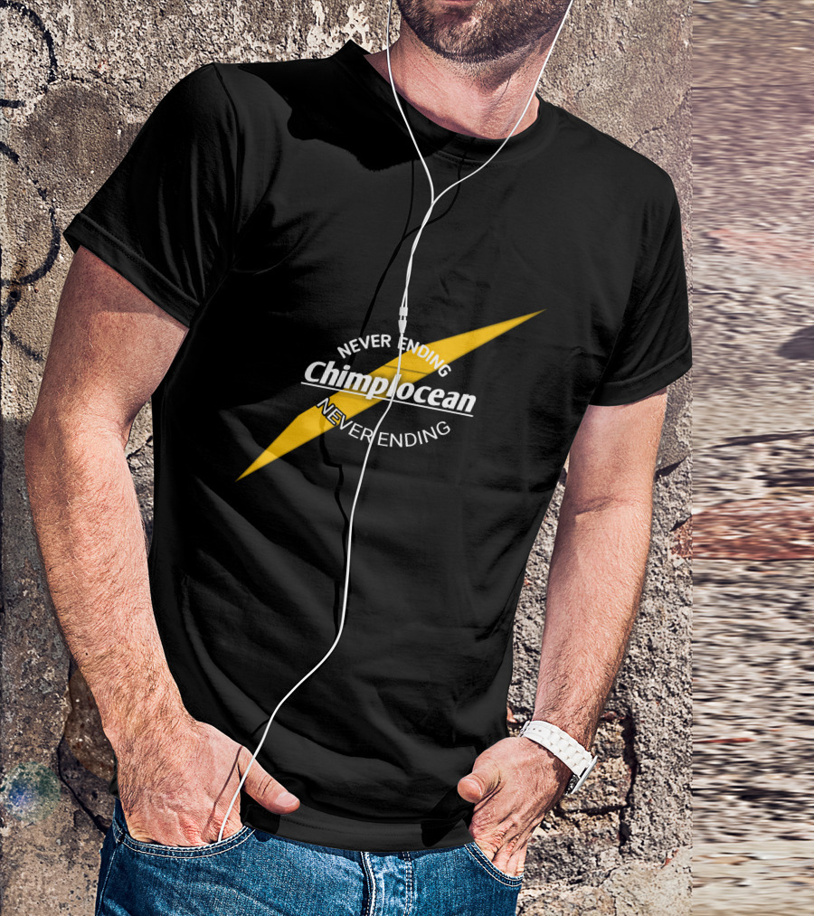 Chimplocean Never Ending Yellow Lightning Bolt T-Shirt