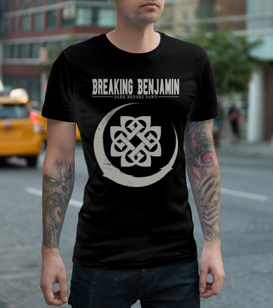 BREAKING BENJAMIN DARK BEFORE DAWN Crescent Emblem T-Shirt