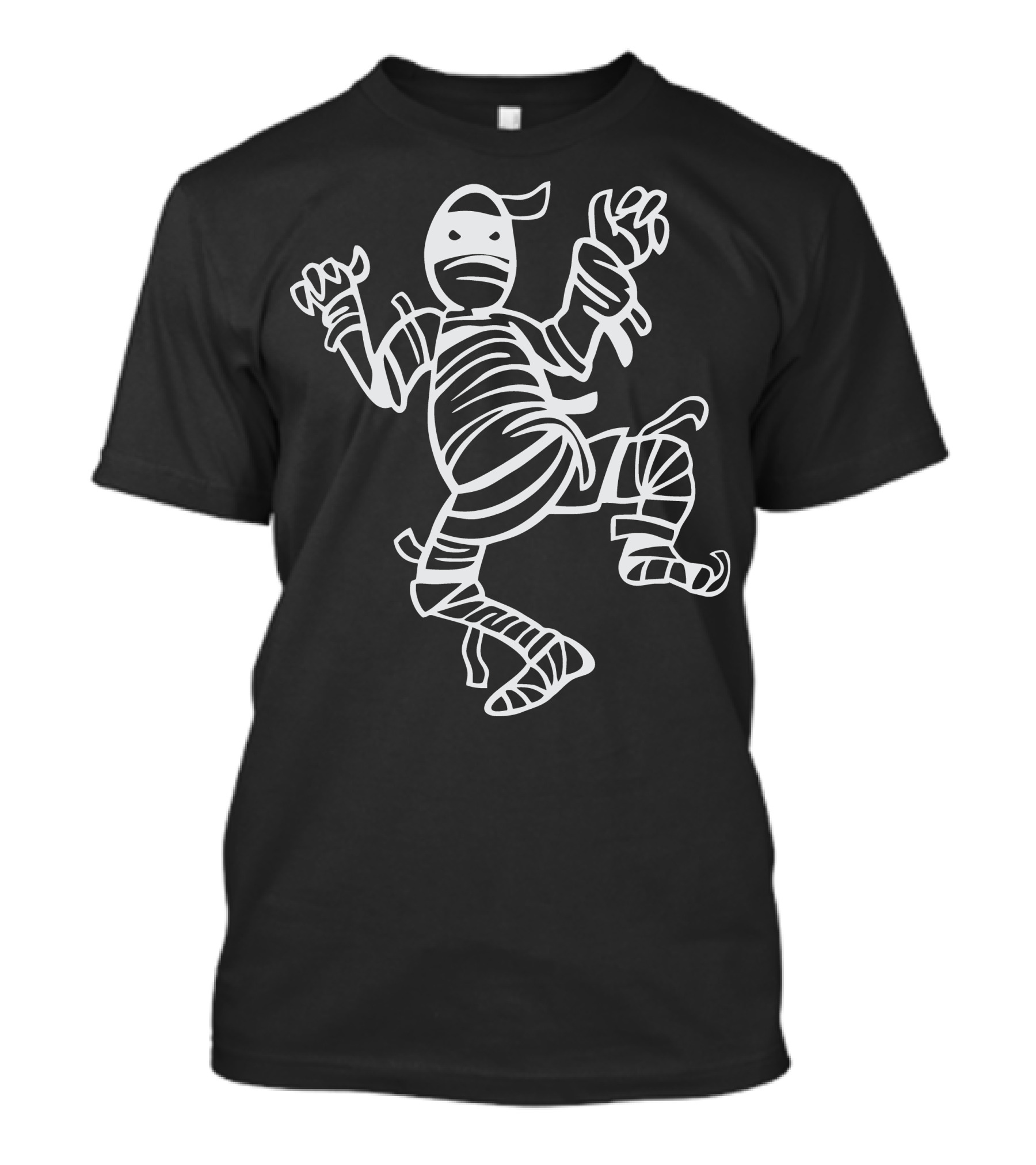 Halloween Mummy Dancing Playfully T-Shirt