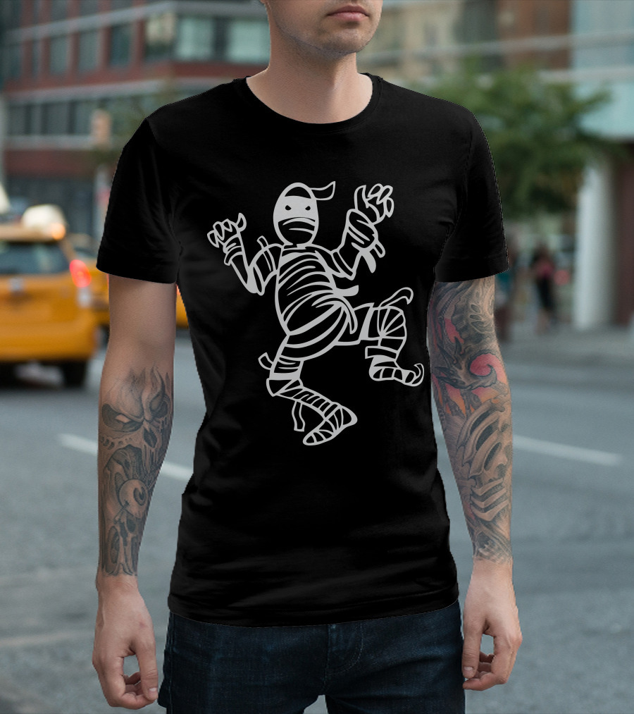 Halloween Mummy Dancing Playfully T-Shirt