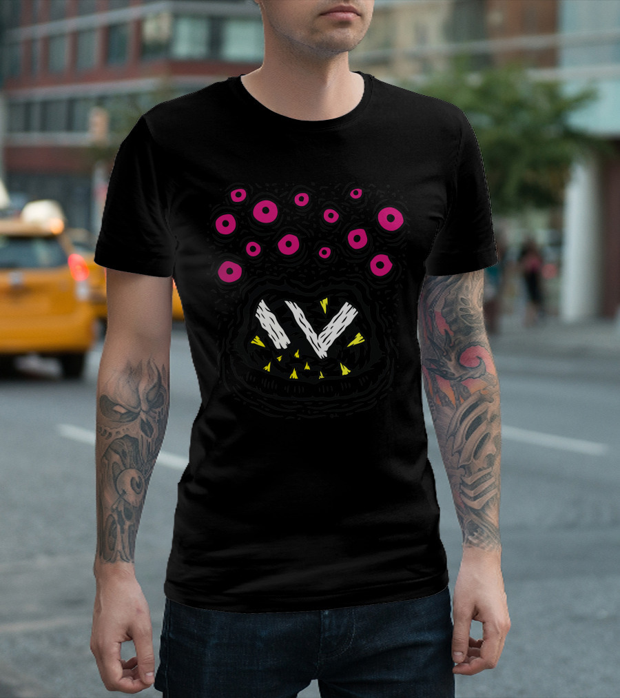 Monster Lovecraft Eyes and Tentacles Burst T-Shirt