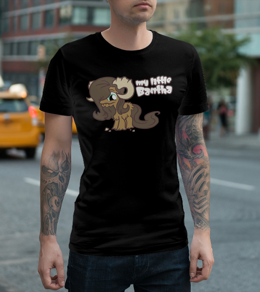 My Little Bantha Cute Cartoon Mashup T-Shirt