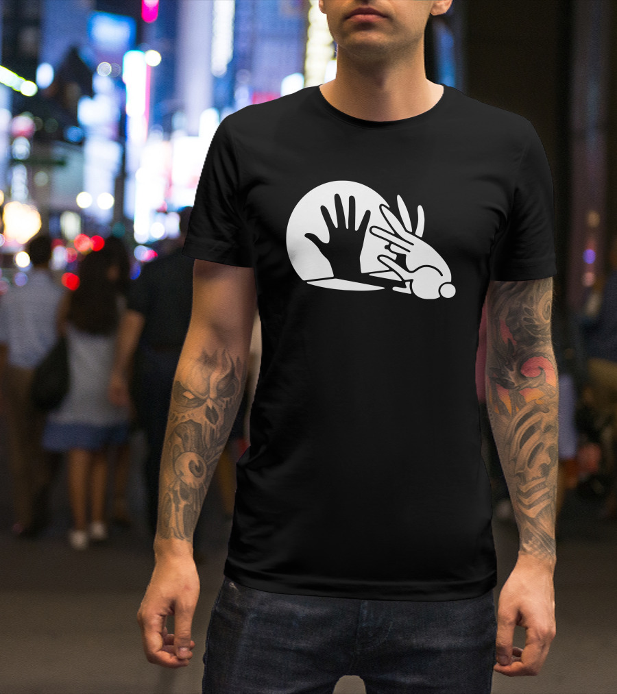 Hand Shadow Rabbit T-Shirt