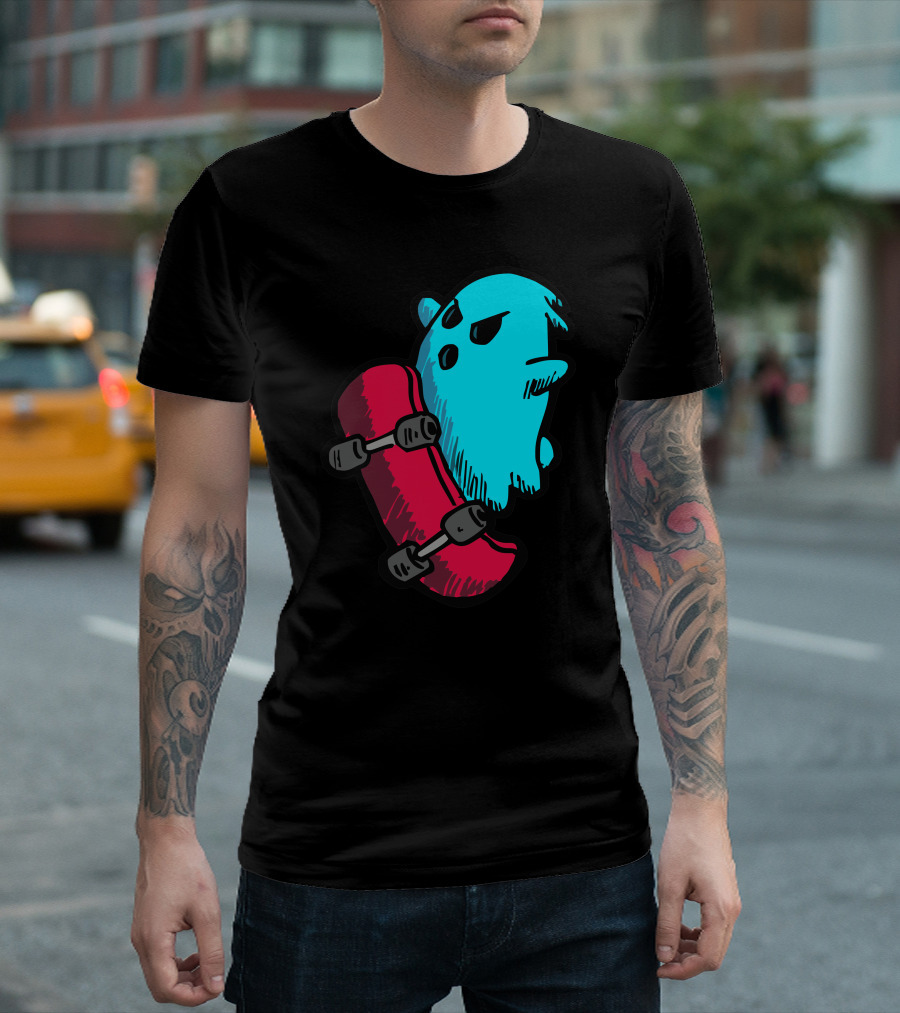 Radical Ghost Riding Skateboard T-Shirt