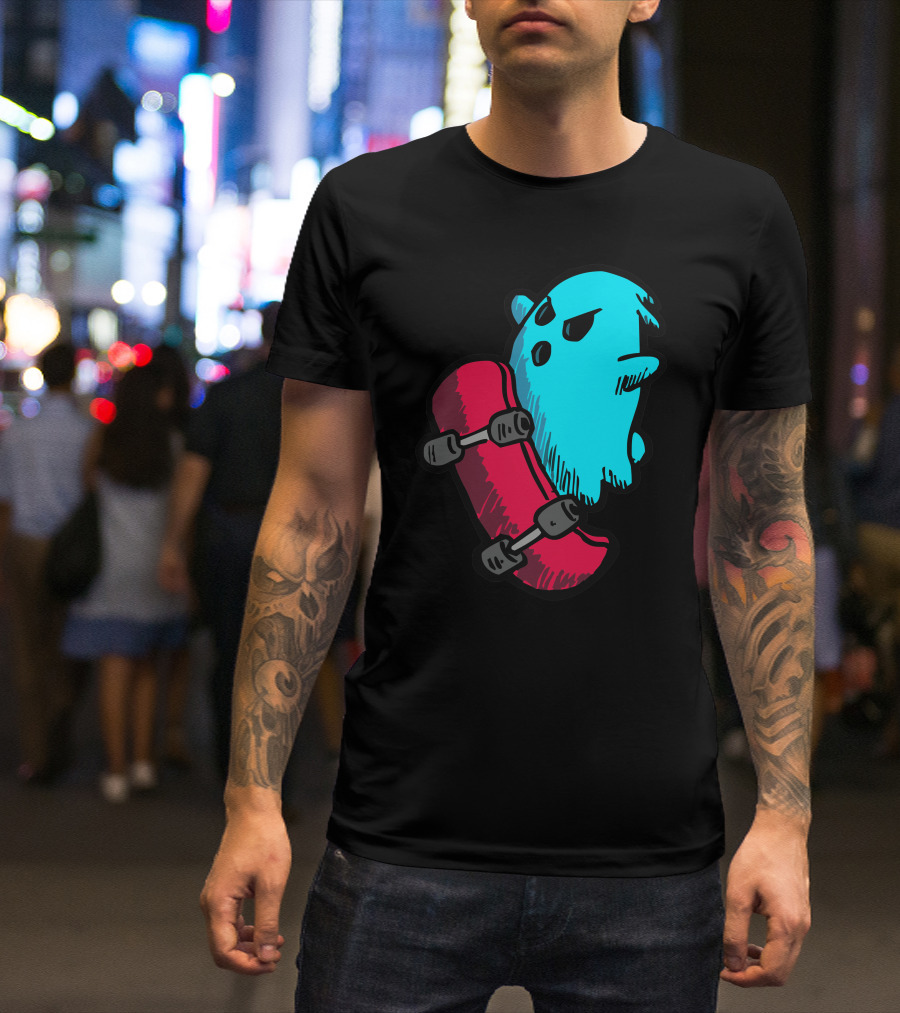 Radical Ghost Riding Skateboard T-Shirt