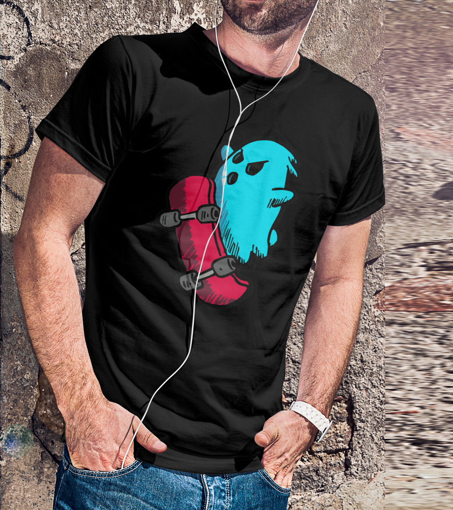 Radical Ghost Riding Skateboard T-Shirt