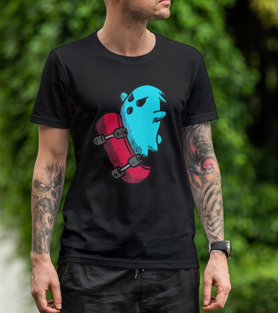 Radical Ghost Riding Skateboard T-Shirt