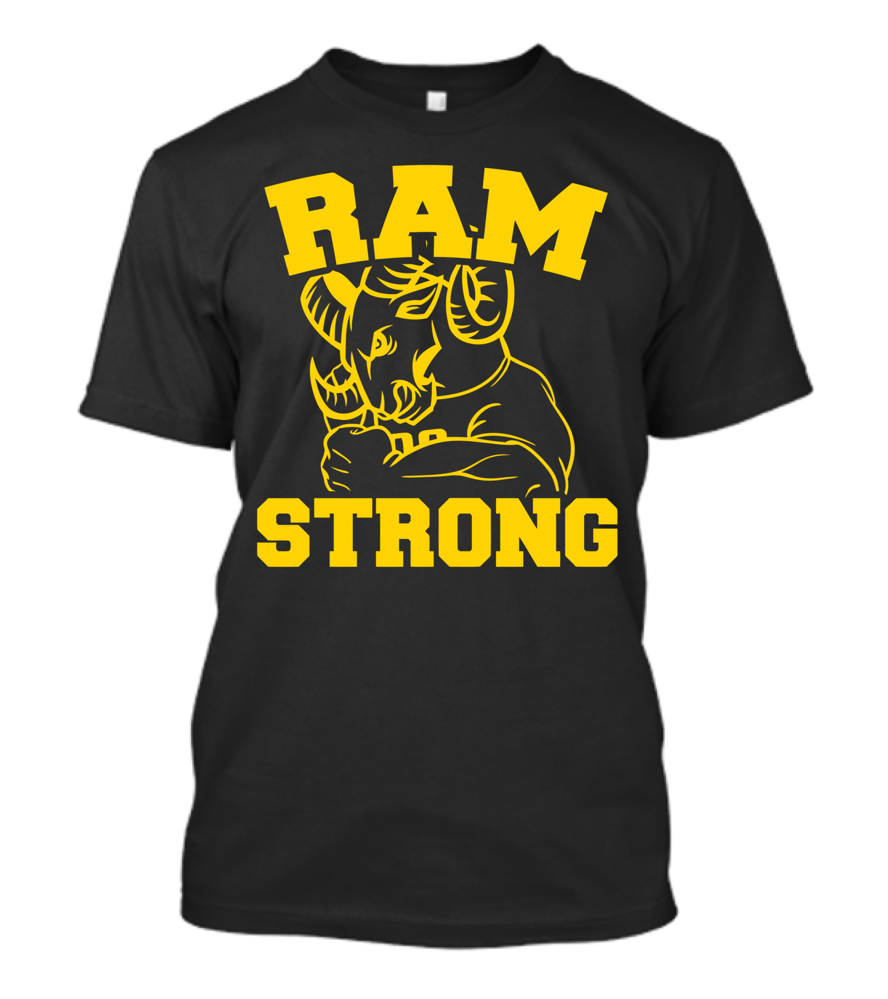 RAM STRONG Power Symbol Bold Ram T-Shirt