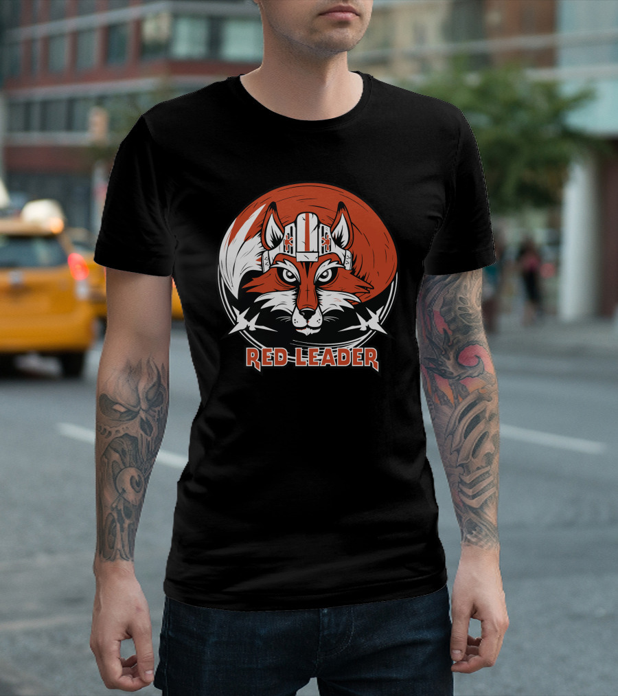 Red Leader Fox Pilot Helmet Iconic T-Shirt