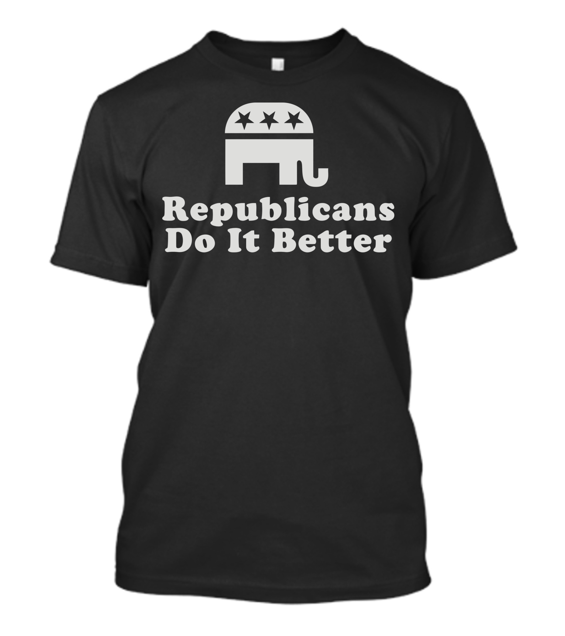 Republicans Do It Better Elephant Stars T-Shirt