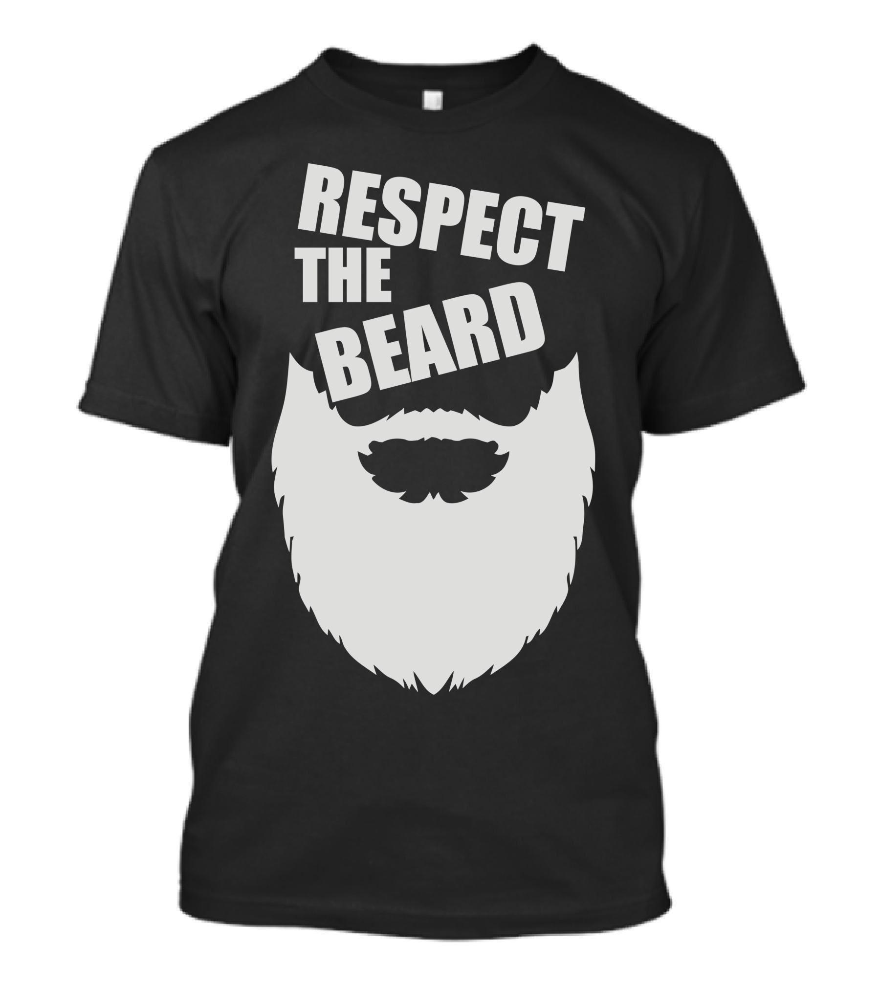 Respect The Beard Graphic T-Shirt