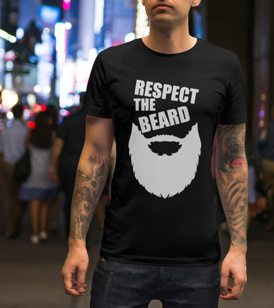Respect The Beard Graphic T-Shirt