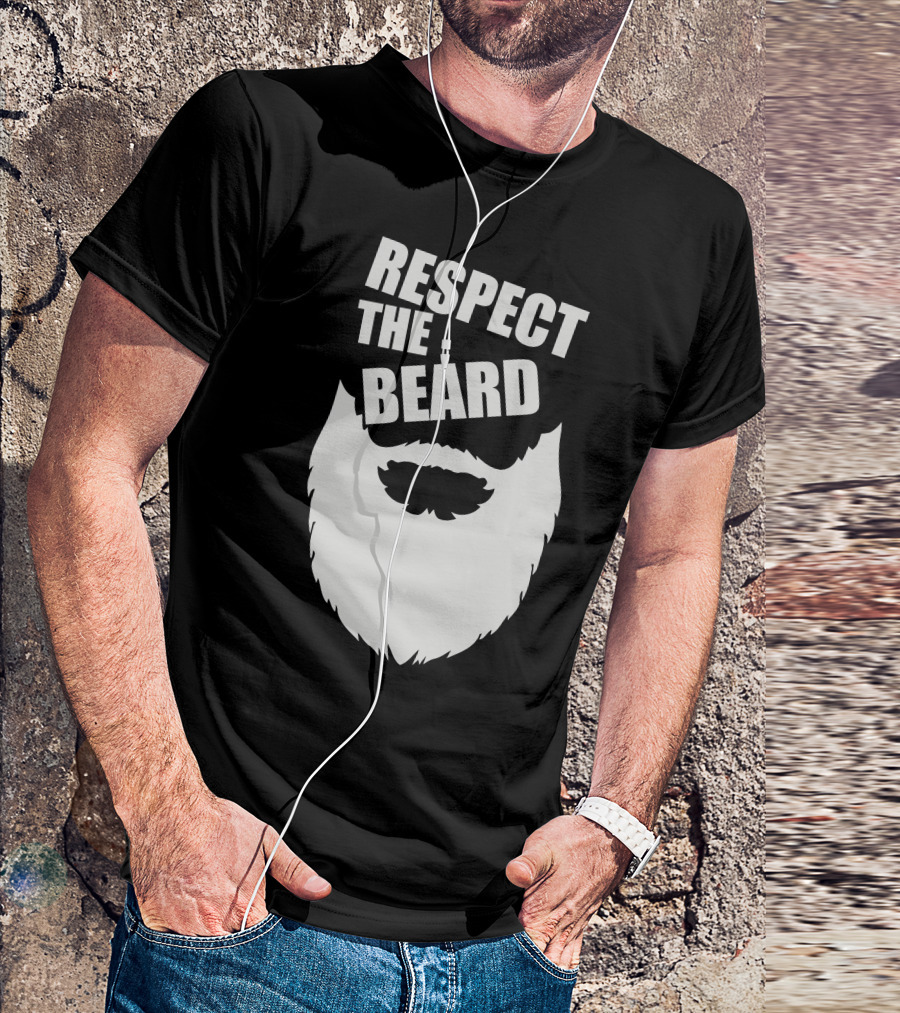 Respect The Beard Graphic T-Shirt