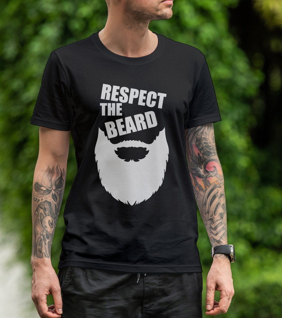 Respect The Beard Graphic T-Shirt